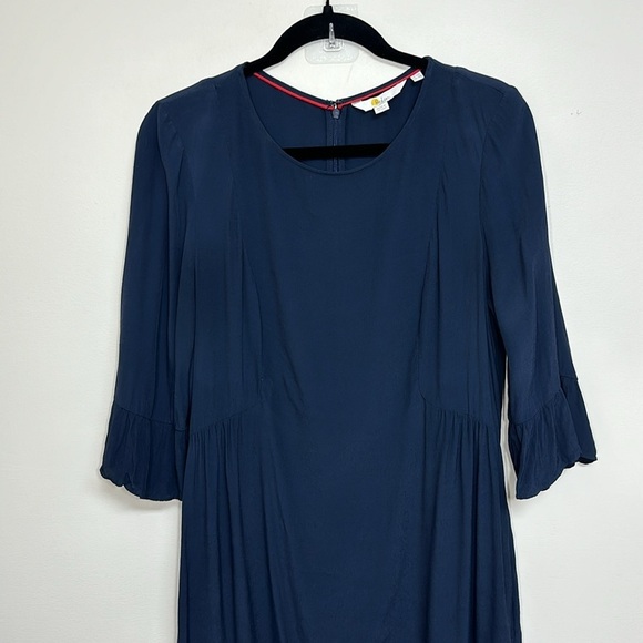 Boden Hyacinth Dress Navy 8R - Picture 3 of 5